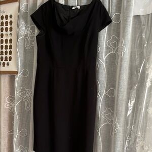 Calvin Klein cowl neck black dress size 12
